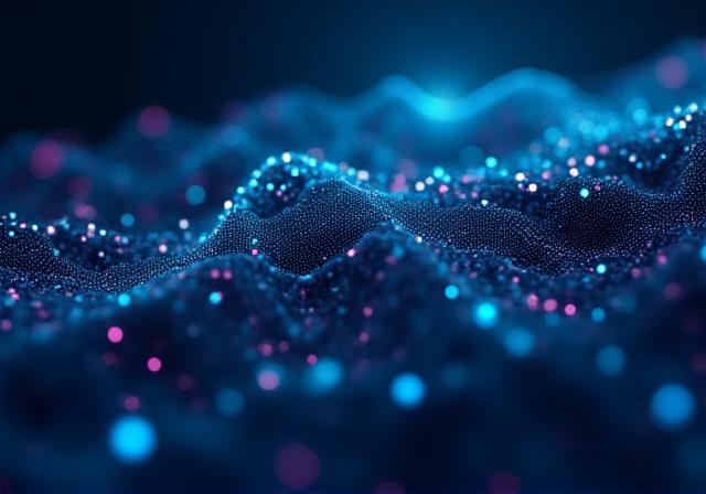 Modern data visualization concepts on a sleek interface